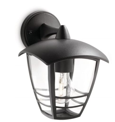 SIGNIFY ITALY SPA PCL153813016 CREEK LAMPADA A MURO NERO IN ALLUMINIO