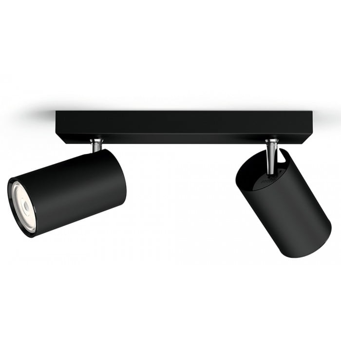 SIGNIFY ITALY SPA PCL5059230PN KOSIPO FARETTO 2 LUCI NERO IN METALLO