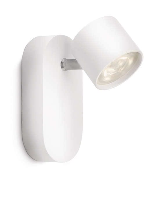 SIGNIFY ITALY SPA - PCL562403116 STAR FARETTO SINGOLO BIANCO IN ALLUMINIO