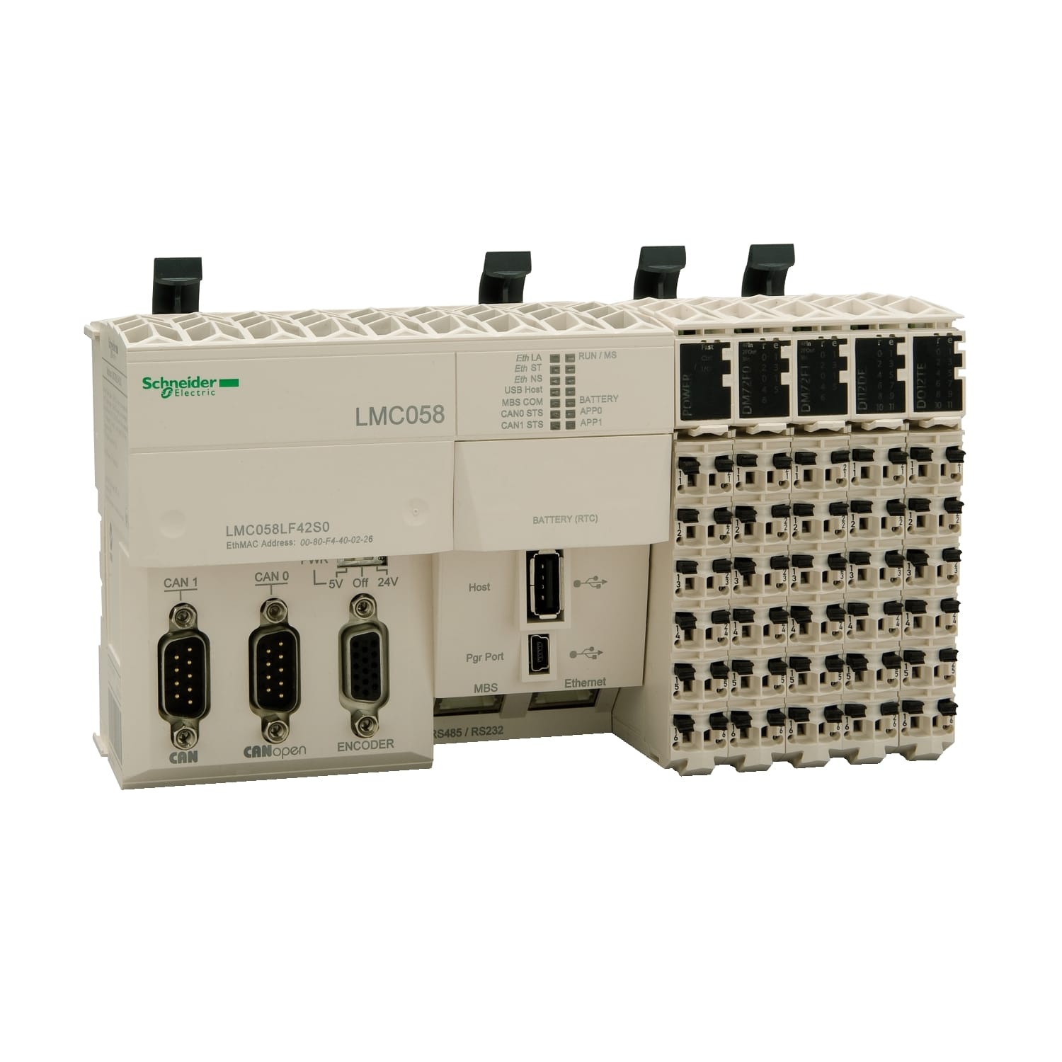 SCHNEIDER ELECTRIC SNRLMC058LF42 BASE COMPATTA ETH 42 I/O 24VDC