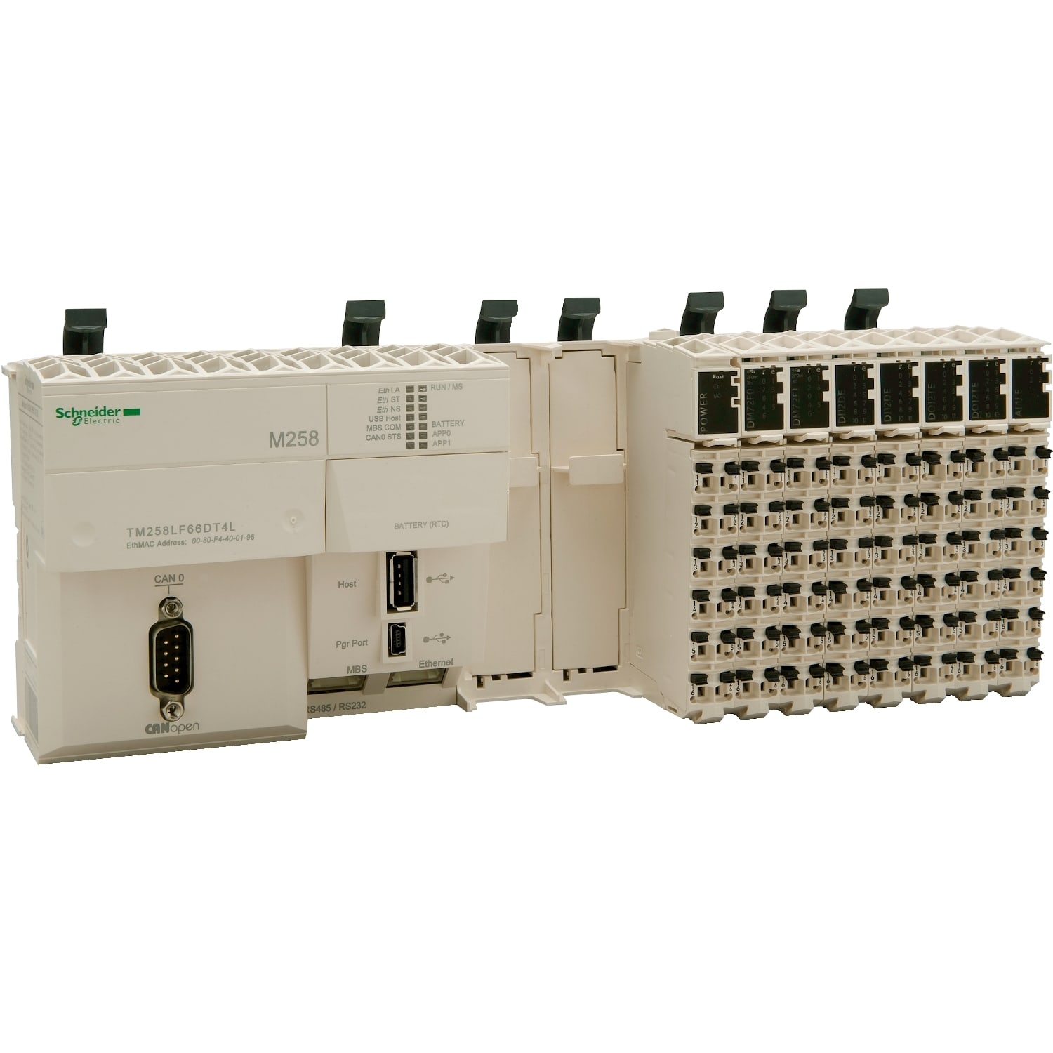 SCHNEIDER ELECTRIC - SNRTM258LF66DT4L BASE COMPATTA M258 66+4IO 24VDC