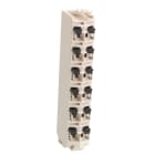SCHNEIDER ELECTRIC - SNRTM5ACTB12 Morsettiera - 12 contatti - bianco - 1 pz