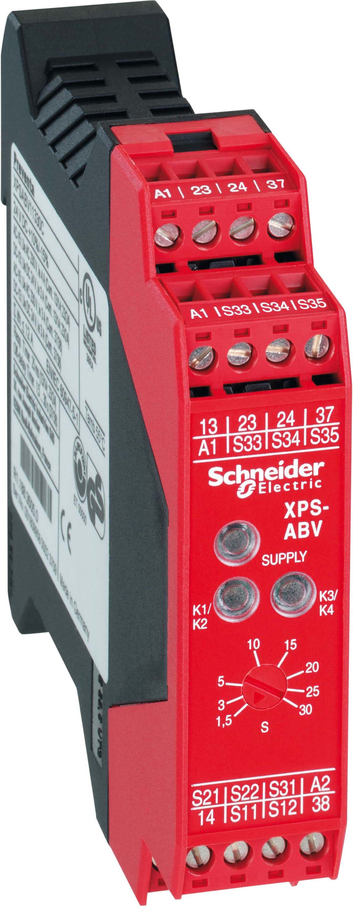 SCHNEIDER ELECTRIC - SNRXPSABV11330P MODULO SIC.TEMP. 1,5-30S 24VDC M.VITE