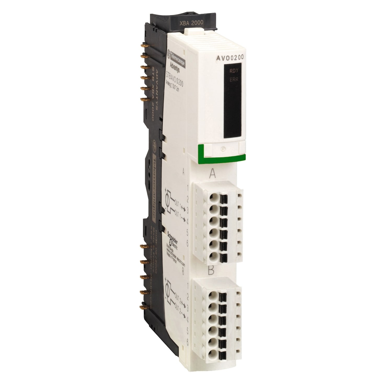 SCHNEIDER ELECTRIC SNRSTBAVO0200K KIT MODULO+CONN+BASE OUT 2CH