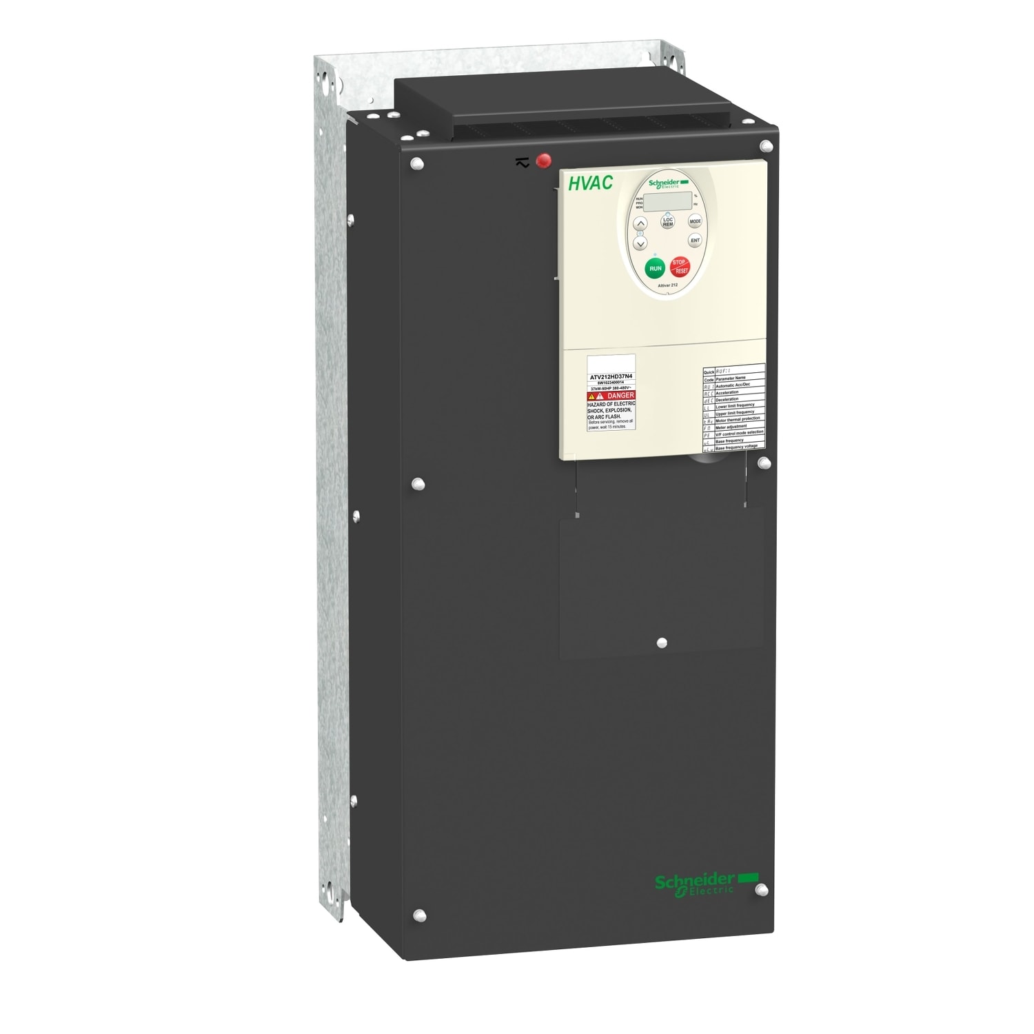 SCHNEIDER ELECTRIC SNRATV212HD45N4 ATV212 45KW 60HP 460V TRI IP20