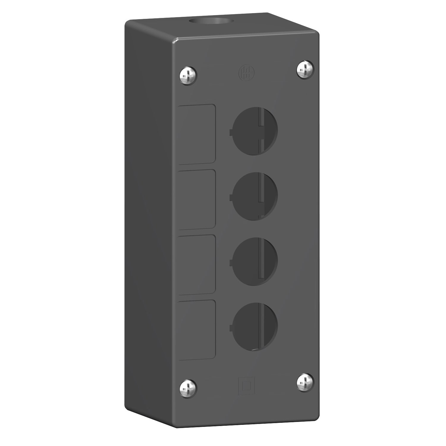 SCHNEIDER ELECTRIC SNRXALG04 PULSANTIERA VUOTA 4 FORI AMB.GRAVOSI