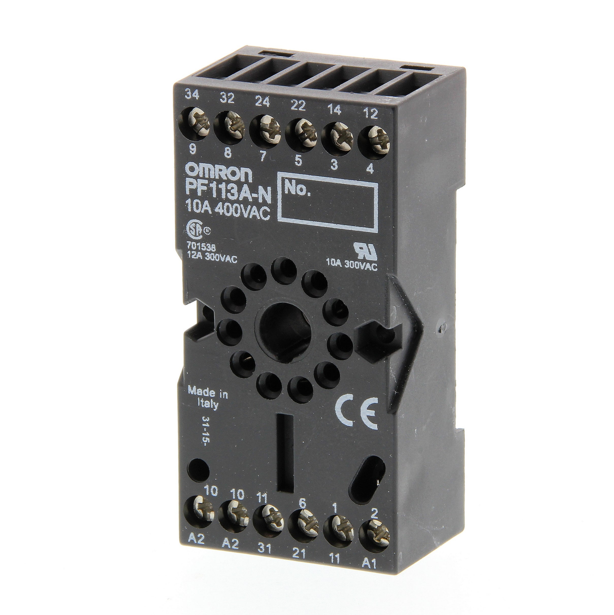 OMRON - OMRPF113AN ZOCCOLO-UNDECALFRONTEQUADRO DIN TERMVITE