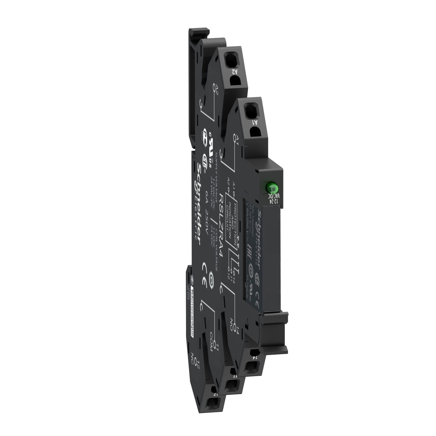 SCHNEIDER ELECTRIC - SNRRSL1PRBU RELE 1NO+1NC+BASE 24 MOL.