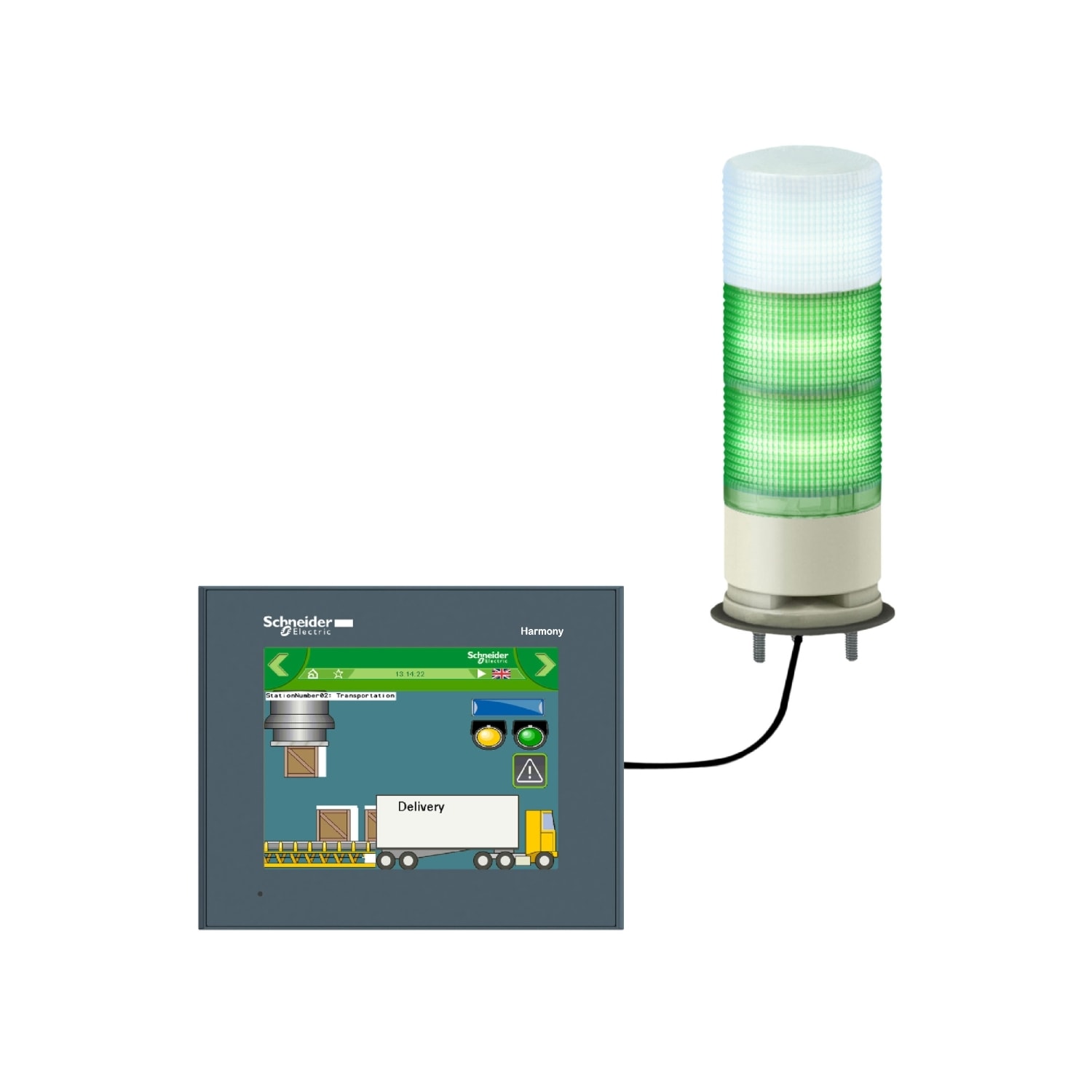 SCHNEIDER ELECTRIC SNRXVGU3SWV COLONNA LUMINOSA USB