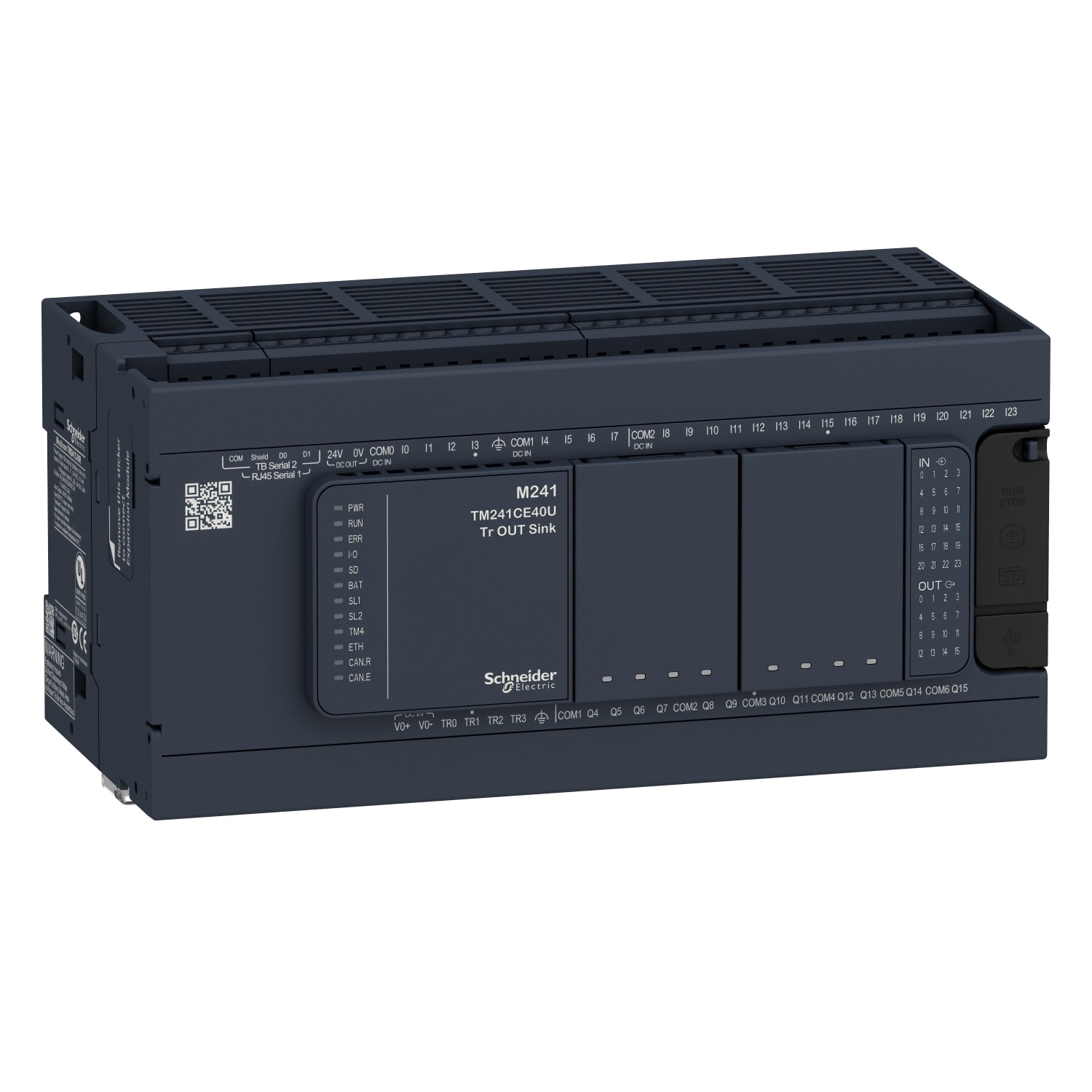 SCHNEIDER ELECTRIC SNRTM241C40R CONTROLLORE M241 40 I/O RELE