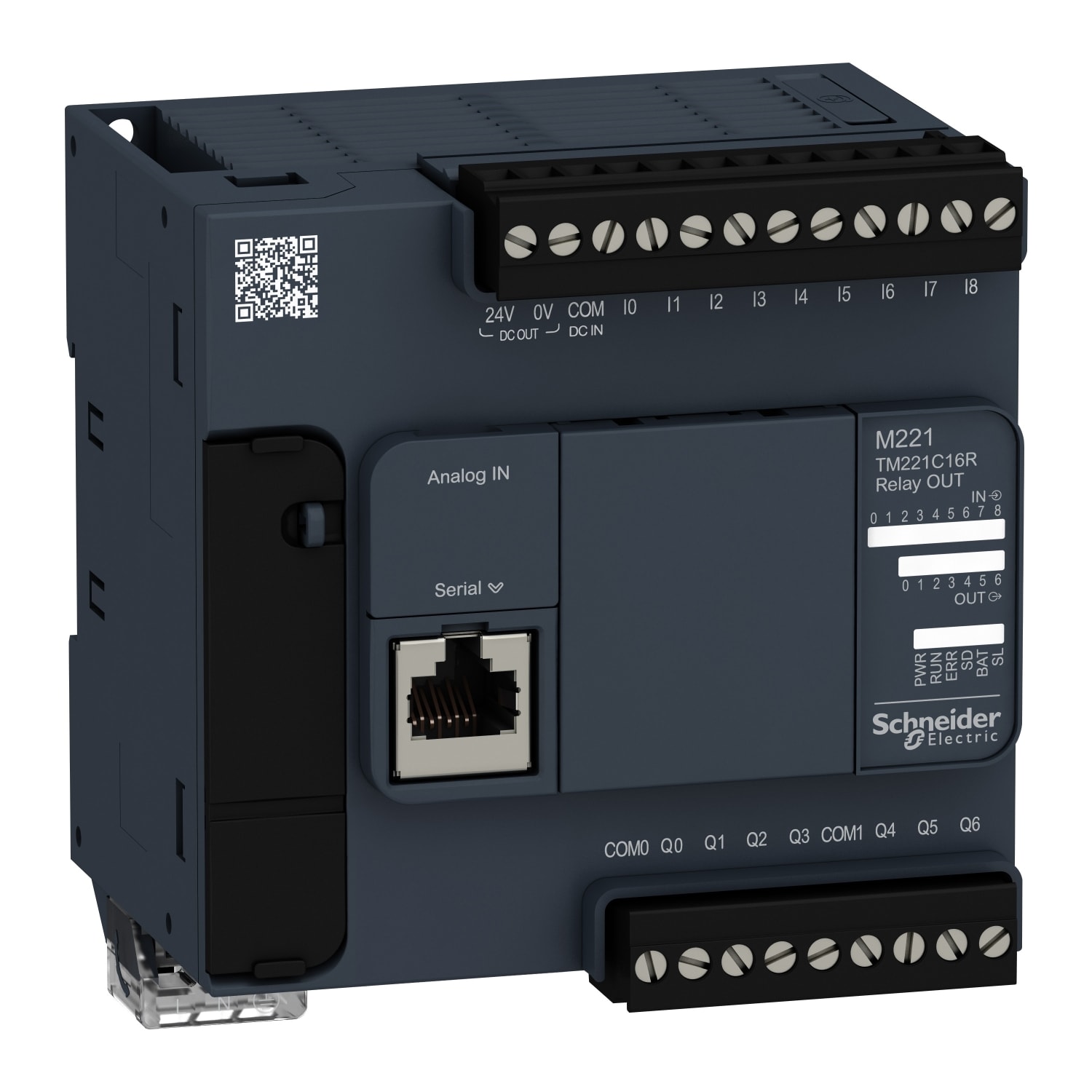 SCHNEIDER ELECTRIC SNRTM221C16R CONTROLLORE M221 16 I/O RELE