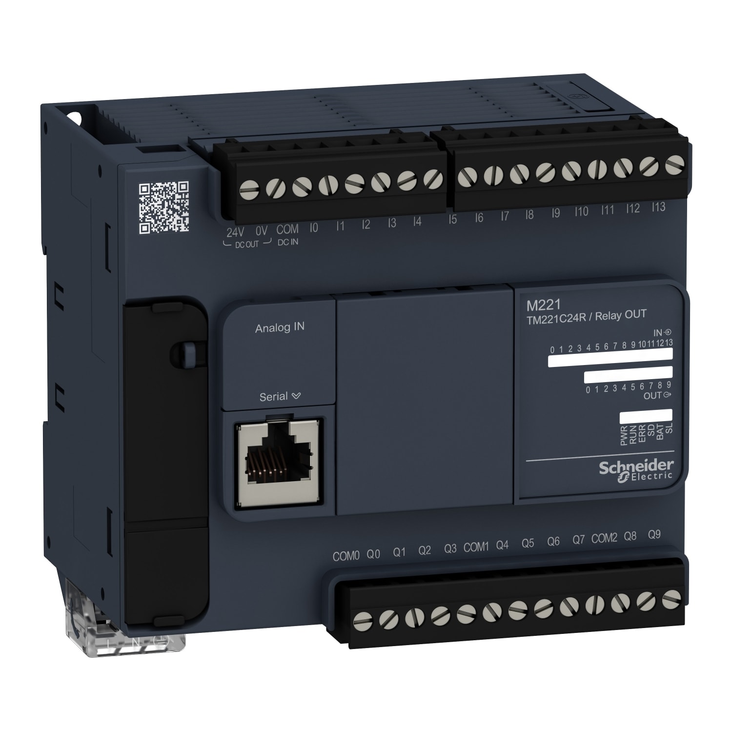 SCHNEIDER ELECTRIC SNRTM221C24R CONTROLLORE M221 24 I/O RELE