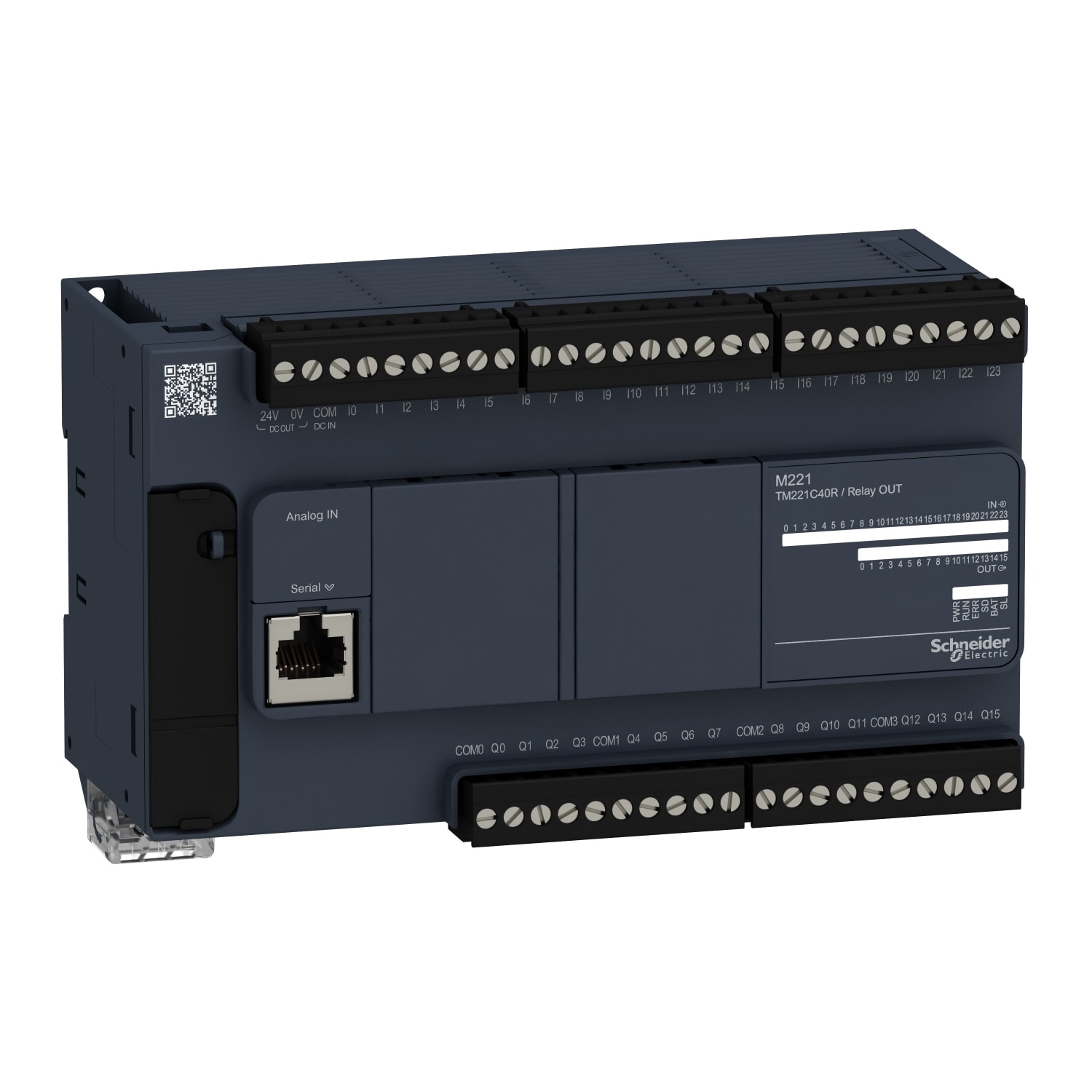 SCHNEIDER ELECTRIC - SNRTM221C40R CONTROLLORE M221 40 I/O RELE