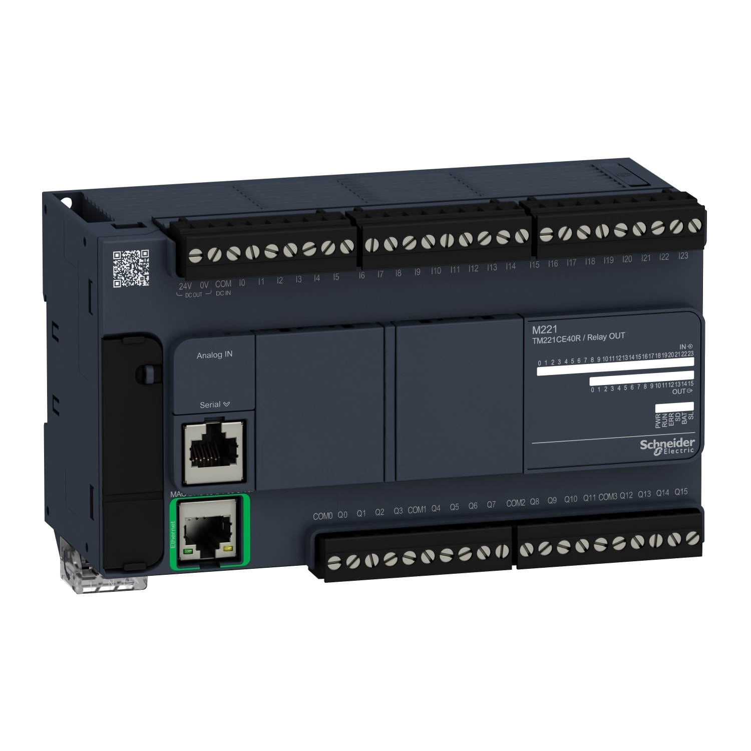 SCHNEIDER ELECTRIC SNRTM221CE40R CONTROLLORE M221 40 I/O RELE ETH