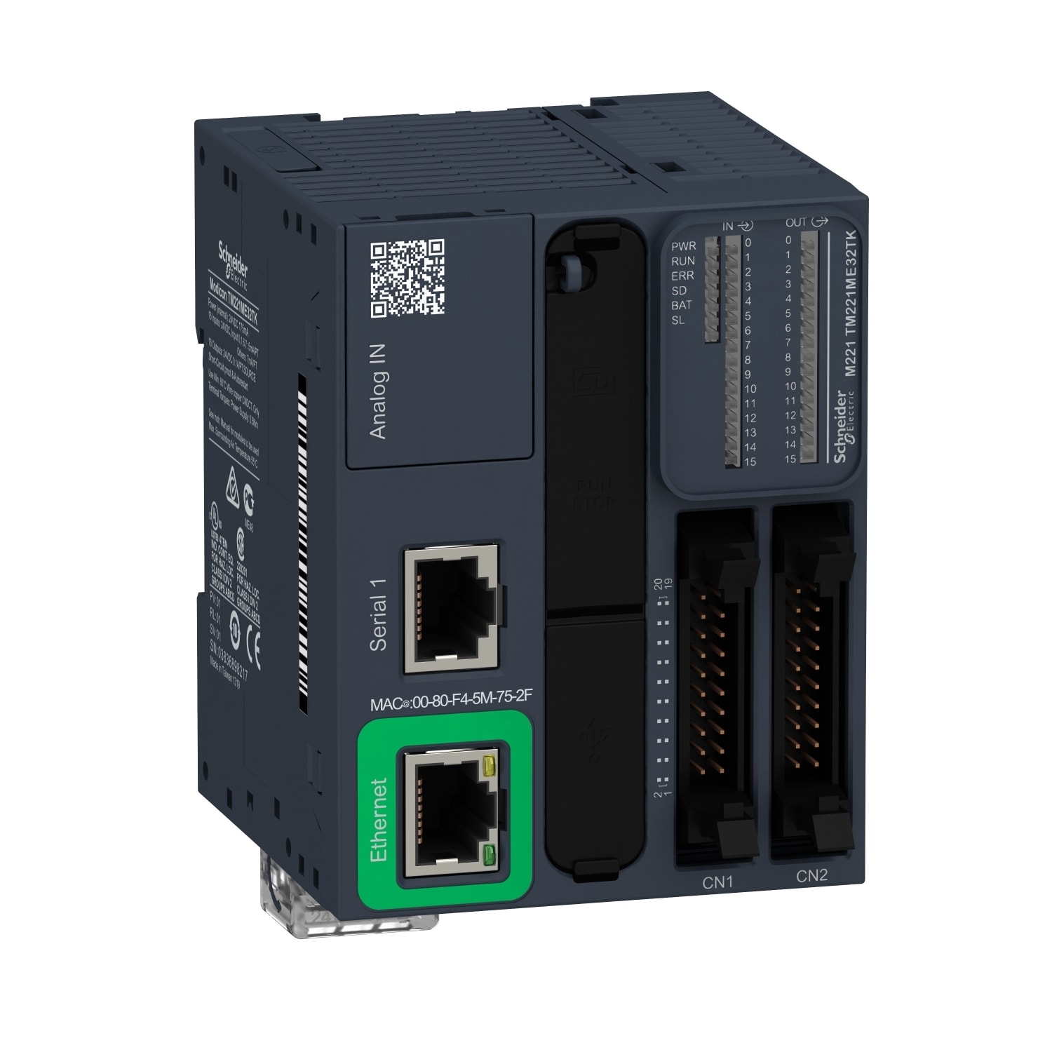 SCHNEIDER ELECTRIC SNRTM221ME32TK CONTROLLORE M221 32 I/O TR PNP ETH