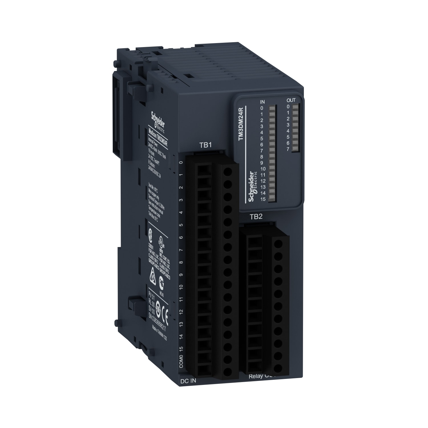 SCHNEIDER ELECTRIC - SNRTM3DM24R MODULO TM3 24 I/O RELE