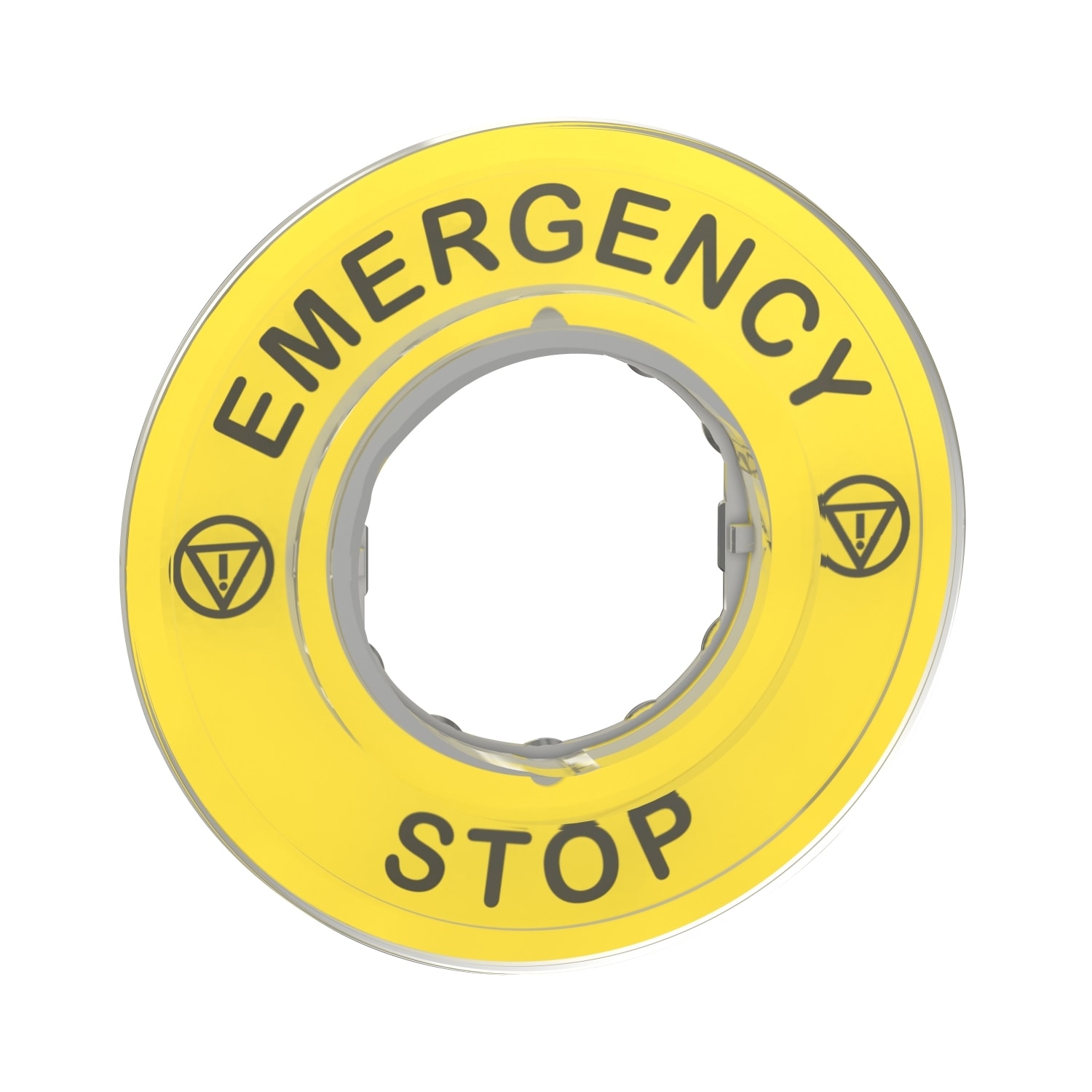 SCHNEIDER ELECTRIC SNRZBY9320 ETICHETTA EMERGENCY STOP 3D