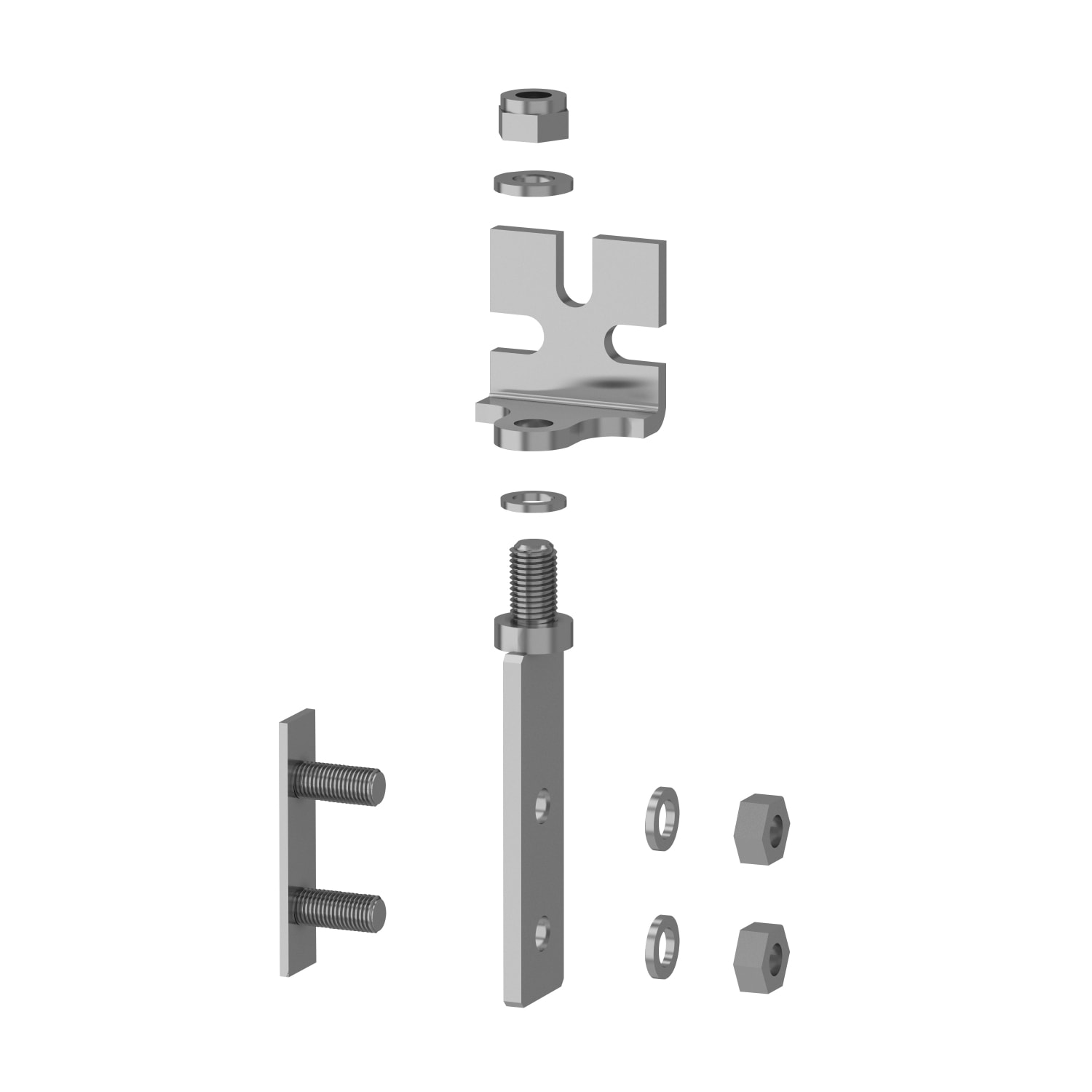 SCHNEIDER ELECTRIC - SNRXUSZBSS4 STAFFE FISSAGG.ORIENT 180° 4 KIT