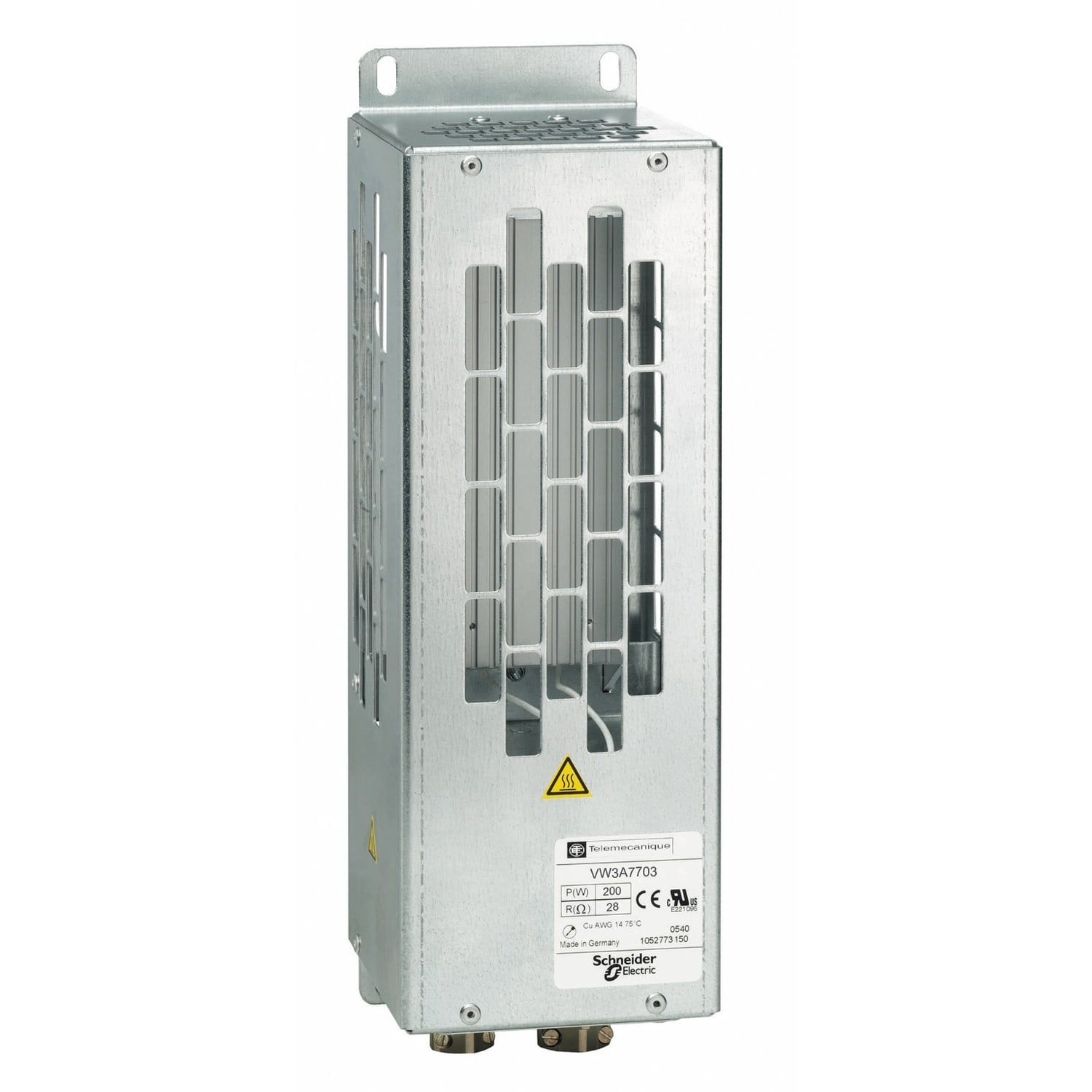 SCHNEIDER ELECTRIC SNRVW3A7703 Bremswiderstand, IP 20, 28Ohm -200 W