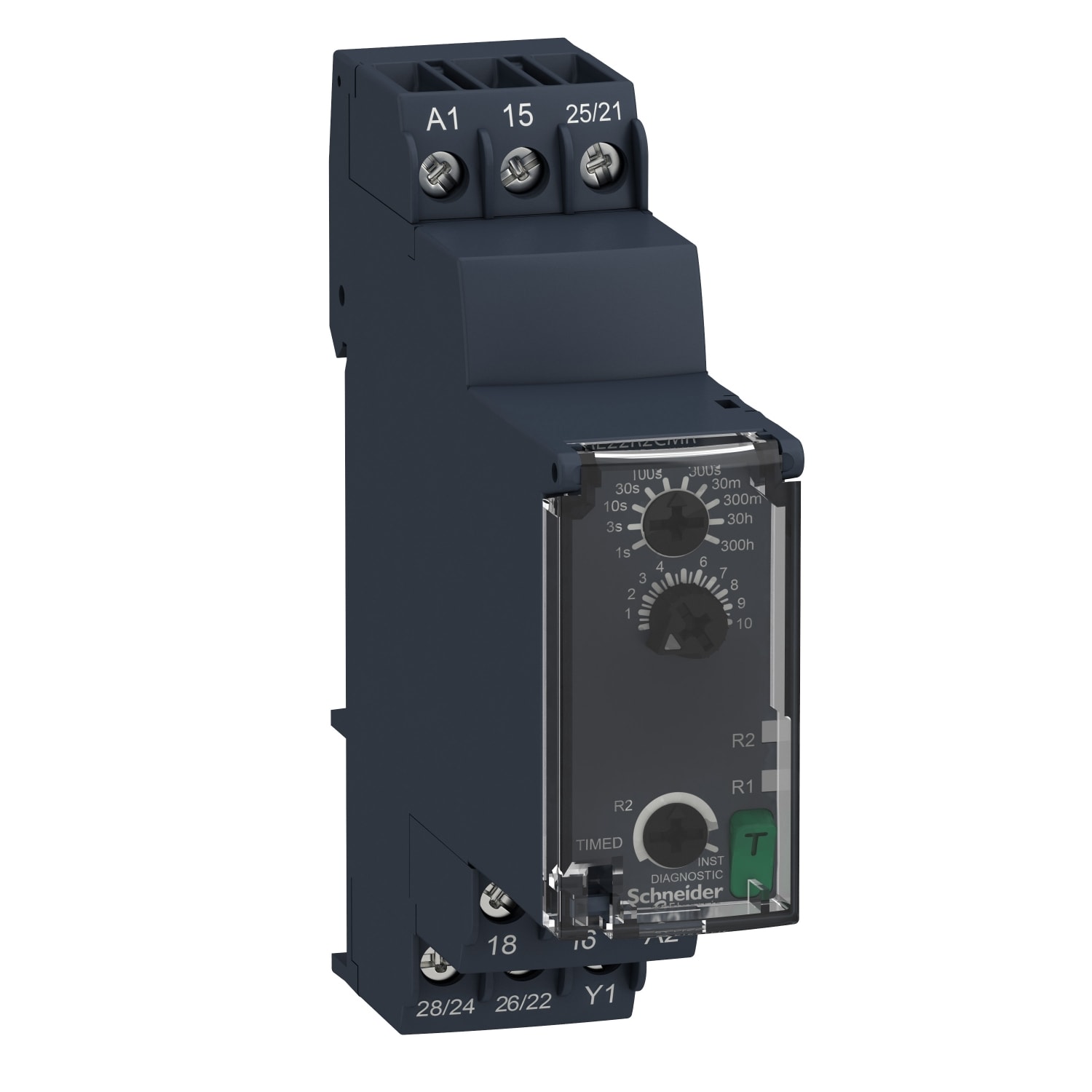 SCHNEIDER ELECTRIC - SNRRE22R2CMR TEMPORIZZATORE ELETTRONICO 24-240V