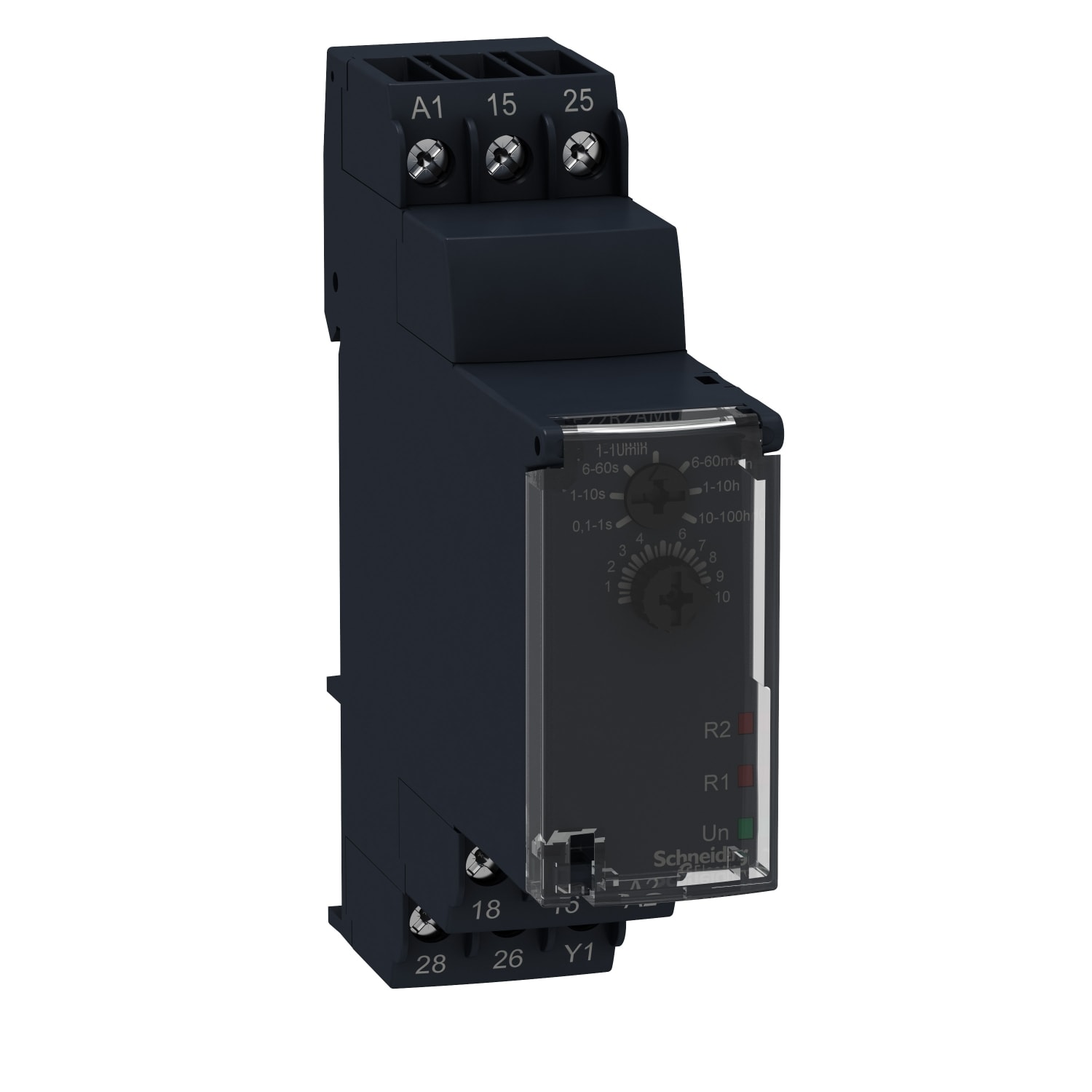 SCHNEIDER ELECTRIC SNRRE22R2AMU TEMPORIZZATORE BIFUNZIONE 24VDC