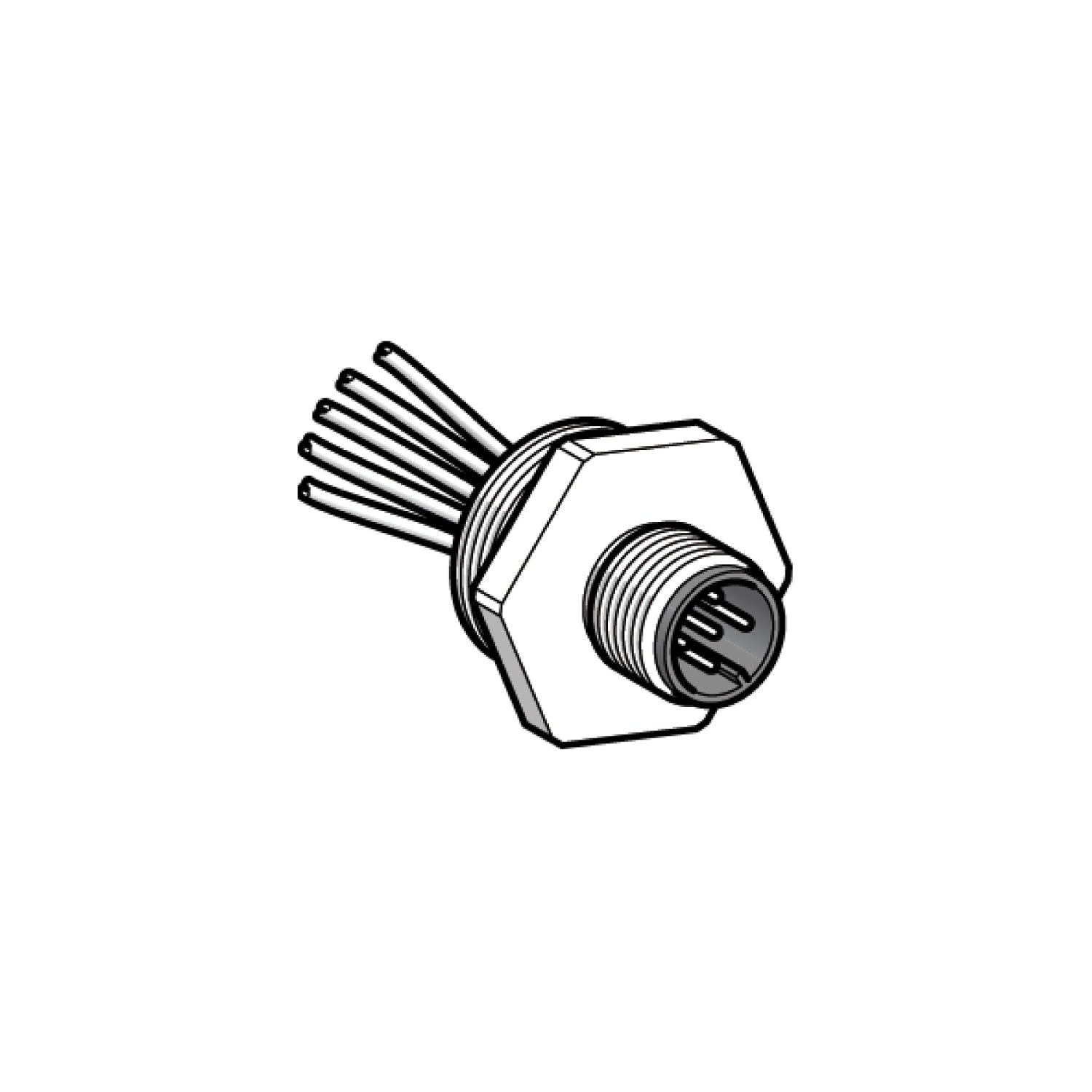 SCHNEIDER ELECTRIC - SNRXZCE13P124M CONNETTORE BASE M12