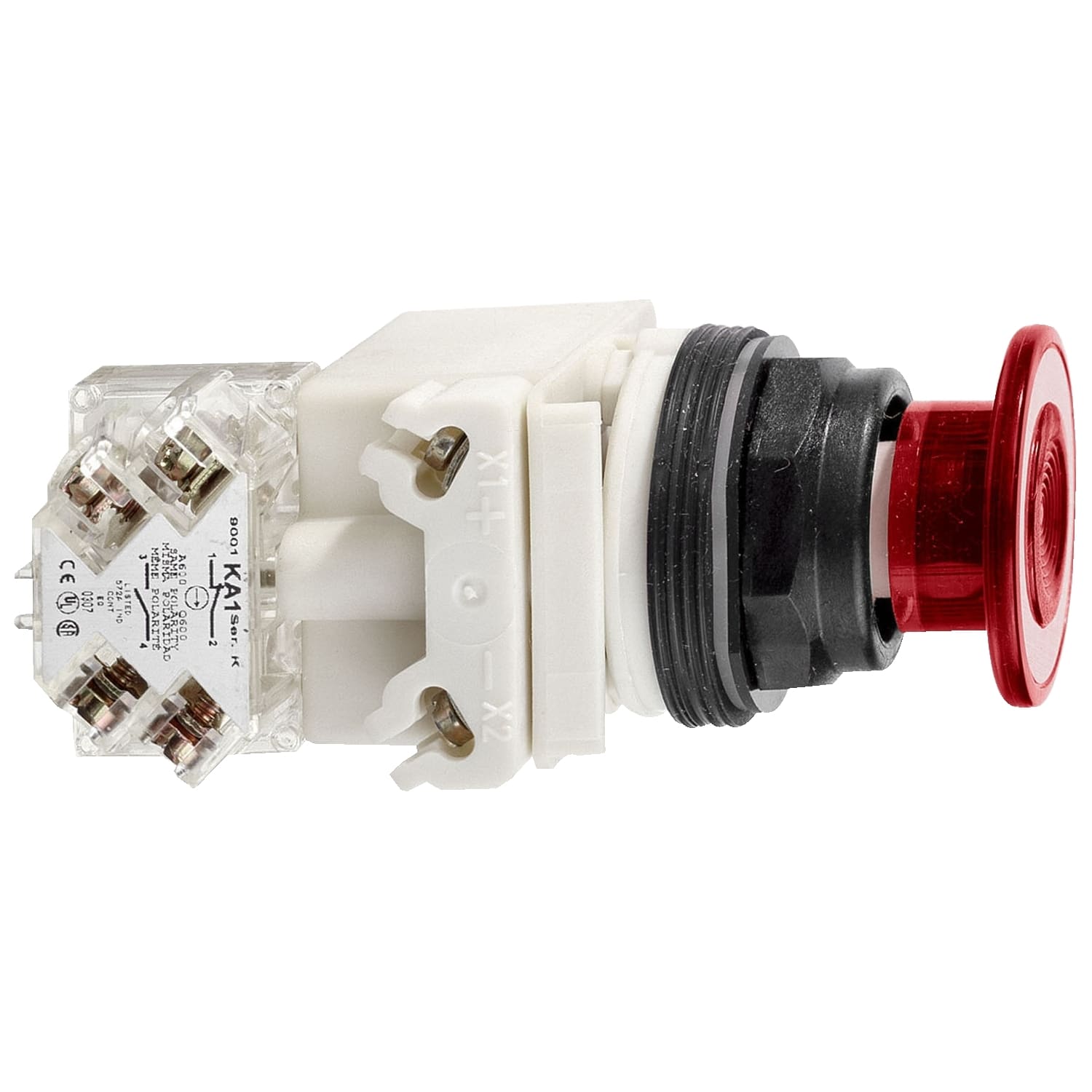 SCHNEIDER ELECTRIC SNR9001SKR9P35LRR PULSANTE A FUNGO LUMINOSO INC.ROSSO 24V