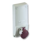 SCHNEIDER ELECTRIC - SNR82026 Presa da incasso Unika IP44 16A 2P con trasformatore 230/24V