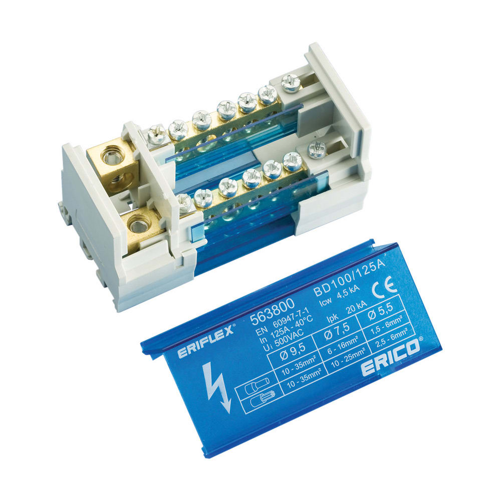 ERICO EUROPE B.V. - ERI563800 RIPARTITORE BIPOLARE BD 100/125 A 6 USC