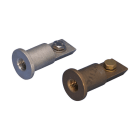 NVENT ERICO - ERI711210 AIR TERMINAL TO TAPE CONNECTOR,BRASS
