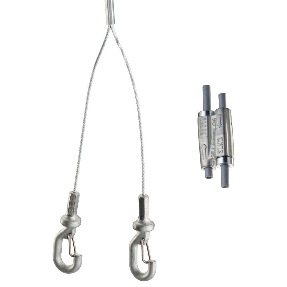 NVENT ERICO ERI196550 SOSPENSIONE A CAVO CON 2 GANCI, 3M 0,5M