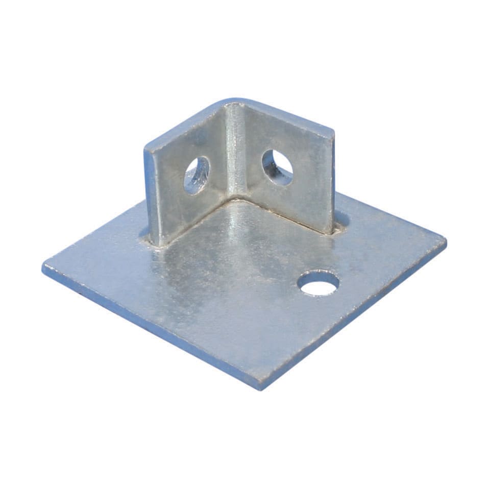 ERICO EUROPE B.V. - ERI388270 POST BASE PLATE,1-1 HOLE ANGLE,100X100X4