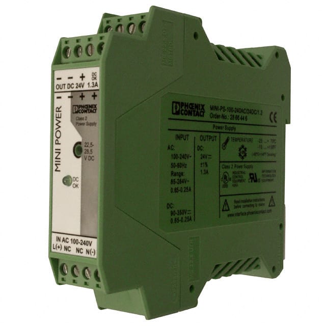 PHOENIX CONTACT - PHC2866446 MINI-PS-100-240AC/24DC/1.3 ALIMENTATORE