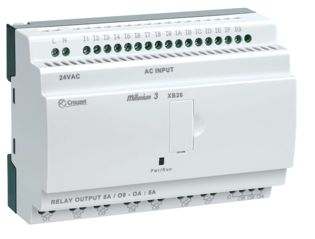 CROUZET - CRO88970152 LOGIC CONTROLLER MILLENIUM 3 M3 XB26- 16