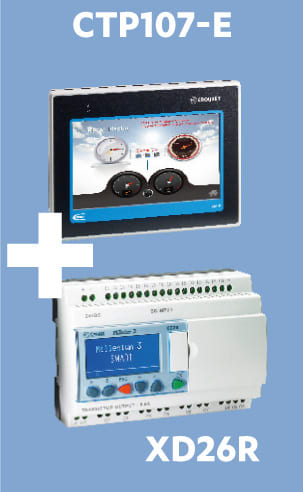 CROUZET CRO88970566 KIT CROUZET TOUCH HMI, CTP107-E ETHERNET