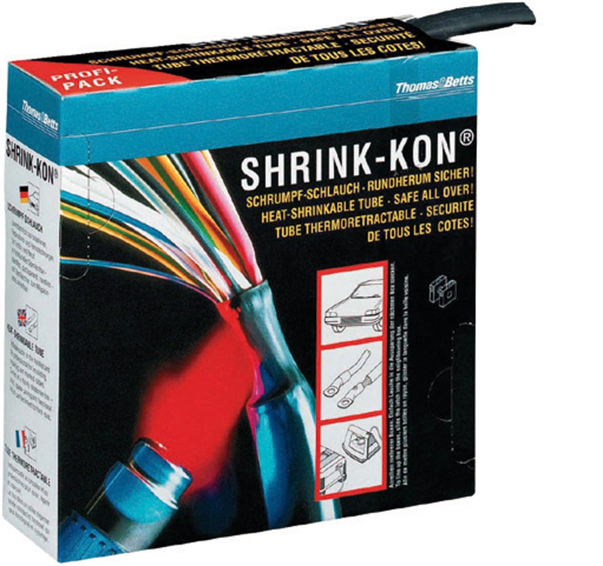 ABB SPA - ABBPIG2408-E-D SHRINK-KON PIG 3:1D25,4 BOX 3,3M GN/YE