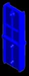 FACAL SRL FAFPL-343 INNESTO PLASTIFICATO COLORE BLU RAL 50