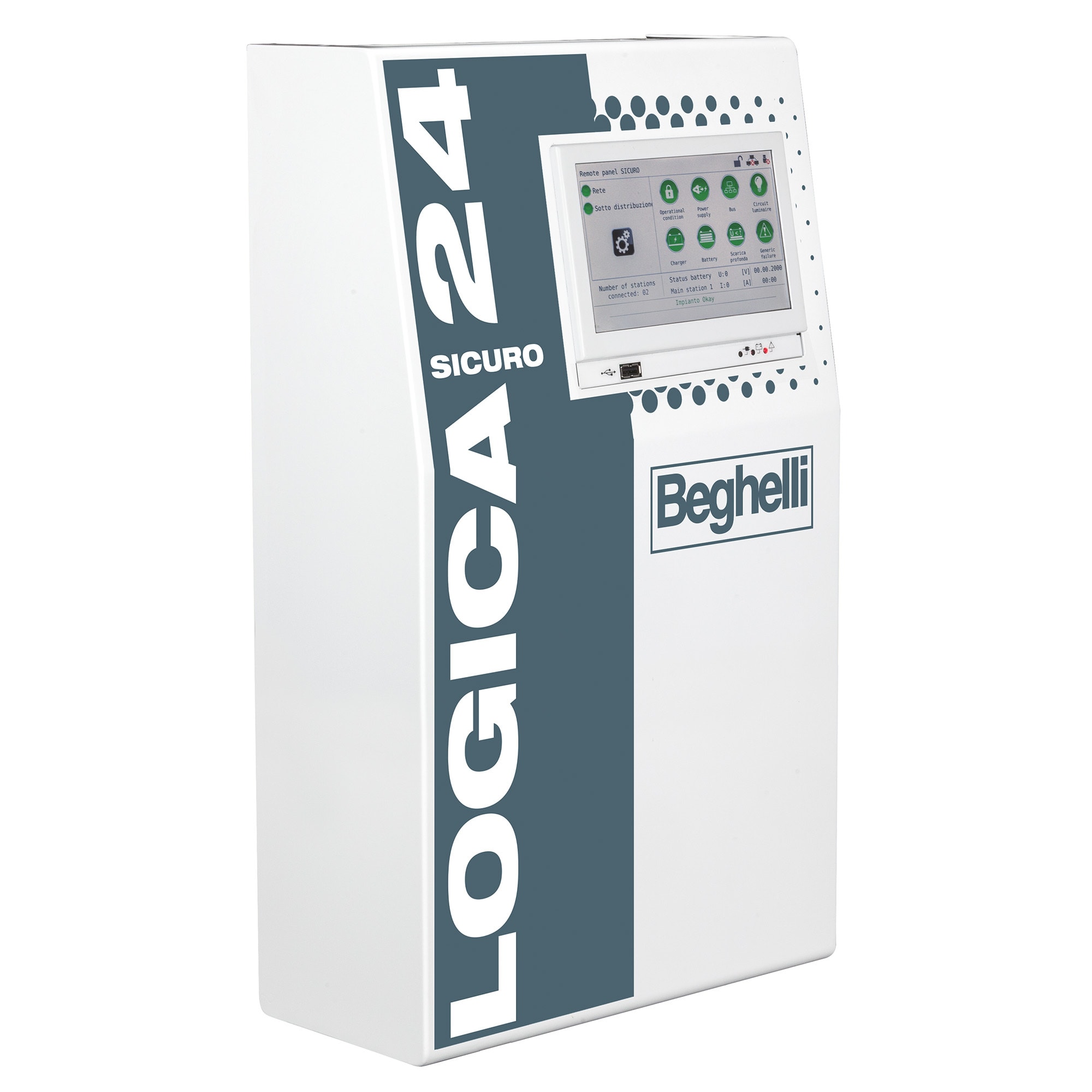 BEGHELLI - BEG17062 CENTRALE SLGS GSICURO 24V 28AH