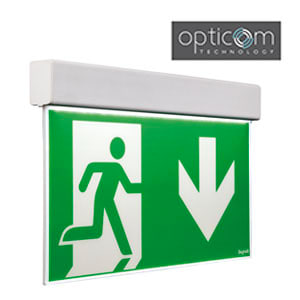 BEGHELLI - BEG4380 UP LED EXIT AT OPT 20M SA 8LTO