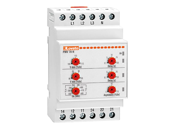 LOVATO LOVPMV70NA240 RELE PROT.RETE 3F/N 208/240V MULTIFUNZ.