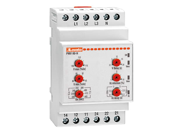 LOVATO - LOVPMV80NA600 RELE PROT.RETE 3F/N 480/600V MULTIFUNZ.