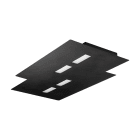 ROSSINI - RSSPON003N PLAFONIERA NERA LED 52W IP20 2700K CRI80