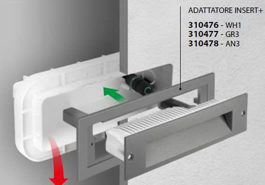 PERFORMANCE IN LIGHT - PRI310477 ADATTATORE INSERT+ 1 GR3