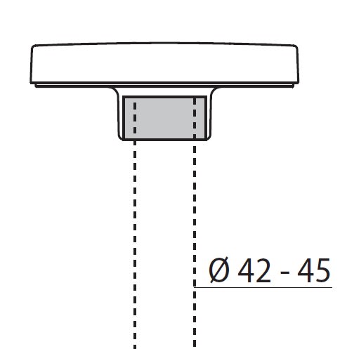 PERFORMANCE IN LIGHT - PRI310481 ADATT TESTAPALO D.42/45MM PADO AN3