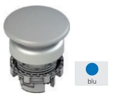 PIZZATO ELETTRICA S. - PZZE2 3PL2F649L245 PULSANTE LUMINOSO A FUNGO BLU CON MARCAT
