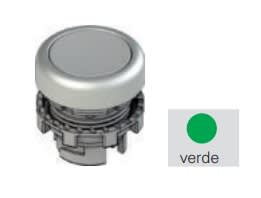 PIZZATO ELETTRICA S. - PZZE2 3PL2R429L239 PULSANTE LUMINOSO RASATO VERDE CON MARCA