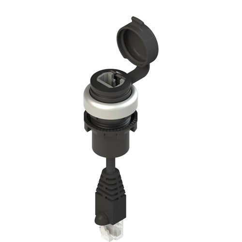 PIZZATO ELETTRICA S. - PZZE2 2RJ459AN1 PRESA RJ45 SERIE EROUND