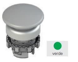PIZZATO ELETTRICA PZZE2 3PL2F449L2 PULSANTE LUMINOSO A FUNGO VERDE CON MARC