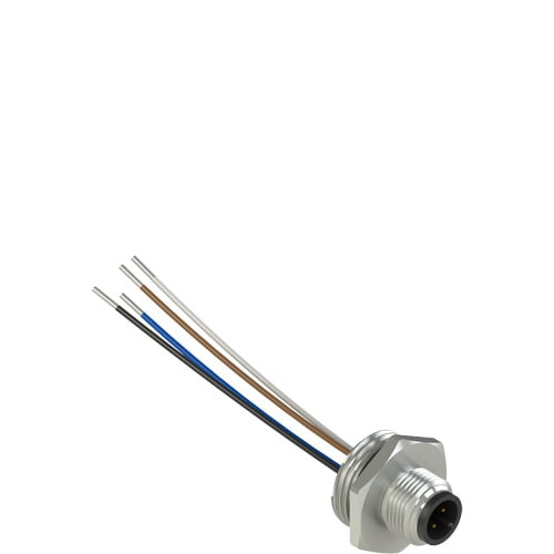 PIZZATO ELETTRICA PZZVF CNM8MM CONNETTORE METALLICO MASCHIO M12 8 POLI