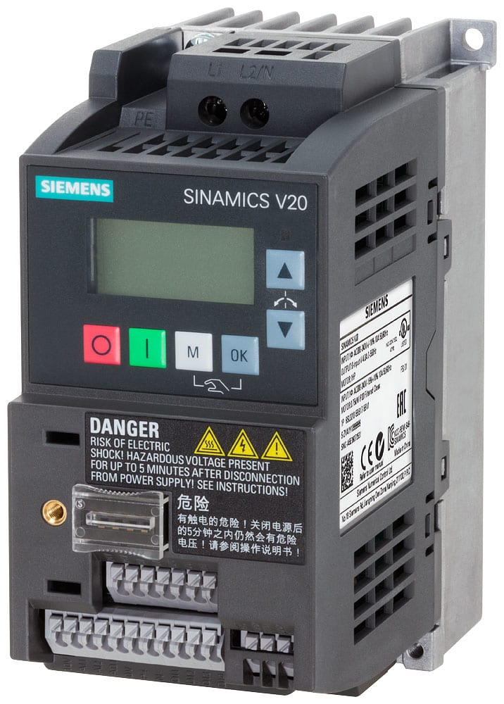 SIEMENS SIE6SL32105BB175BV1 SINAMICS V20, 1AC230V 0,75KW FILTER B